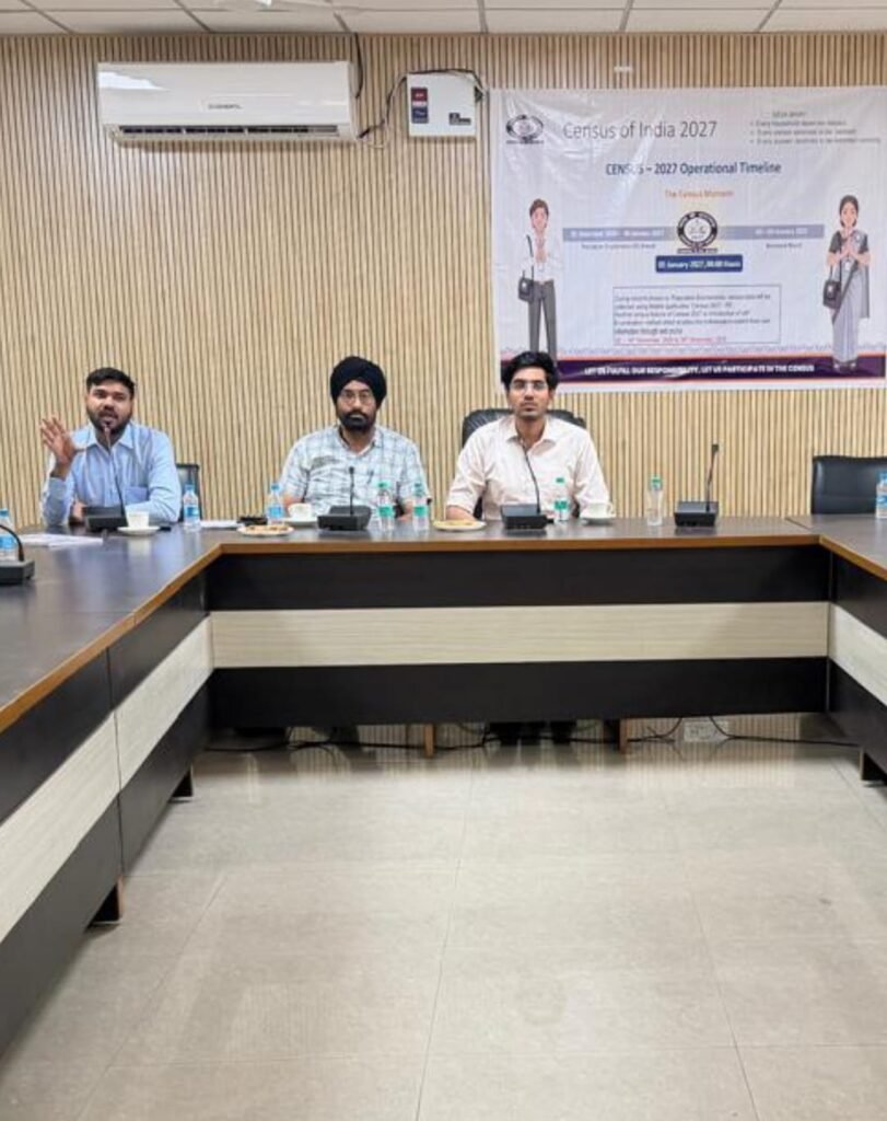 ਜਨਗਣਨਾ-2027 ਤਹਿਤ ਫੇਜ਼-2 ਦੇ ਕੰਮ ਲਈ ਚਾਰਜ ਅਫਸਰਾਂ ਦੀ ਟ੍ਰੇਨਿੰਗ ਸ਼ੁਰੂ*